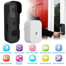 New Wireless Smart Wi-Fi Video Doorbell Security Phone Door  Intercom Camera