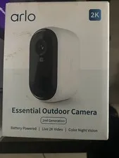 Arlo Essential In/ Outdoor Wireless Security 2nd Gen Spotlight Camera Sealed