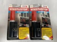 Loy "2" UNUSED Vintage Whistlestop Window Home Security Alarm Air Horn (A6)