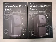 2 Wyze Cam Pan v3 Indoor/Outdoor IP65 1080P  Pan/Tilt/Zoom