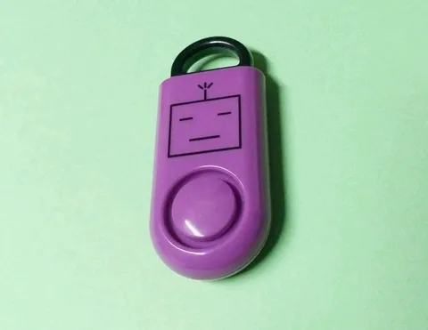 Emergency Alarm BASU eAlarm 120 dB Portable Security Self Defense Purple GOOD 