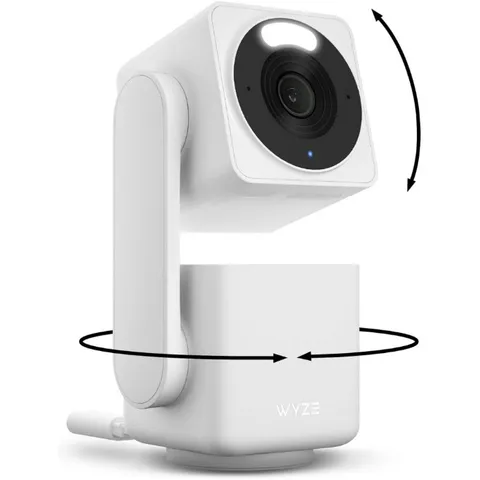 Wyze Cam Pan v4 4K Smart Security Camera, AI Indoor/Outdoor Camera with Color 
