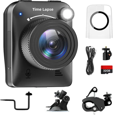 Dsoon Time Lapse Camera, 4K FHD Timelapse Camera Outdoor, Waterproof Level