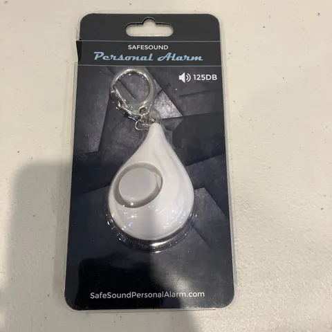 📢 SafeSound Personal Alarm📣 Keyring~White~Original Name Brand~Safe Sound~125DB
