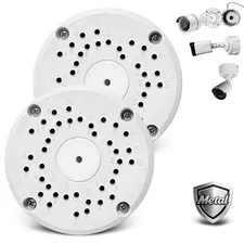 Metal Aluminum & Waterproof Junction Box Mount Bracket, Universal for Bullet ...
