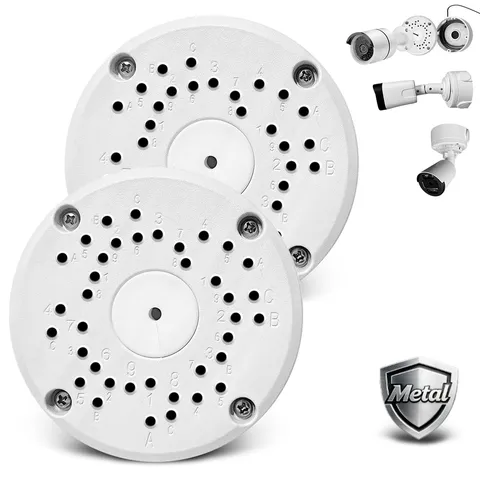 Metal Aluminum & Waterproof Junction Box Mount Bracket, Universal for Bullet ...
