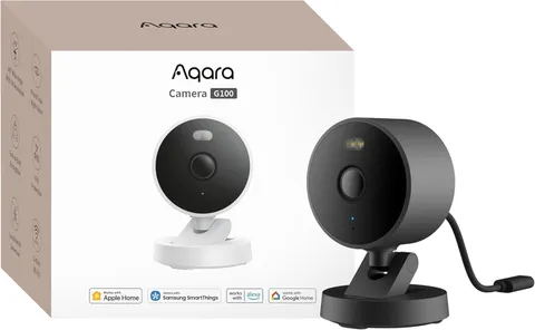 G100, 2K Indoor/Outdoor Security Camera, Homekit Secure Video, 2-Way Audio, Spot