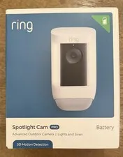 Spotlight Cam Pro White / Dual Battery 1080p Wi-Fi