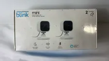 Blink Mini 3-Pack Indoor 1080p HD Security Cameras with Wi-Fi White - Pack of 2