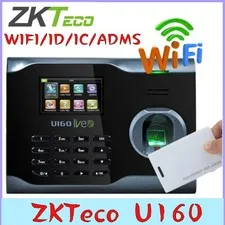 ZKTeco U160 WiFi ID/IC Biometric Fingerprint Recognition Time Clock Attendance