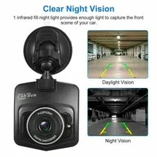 Shield Black Dash Cam Car DVR 1080P Full HD Recorder Night Vision Motion Detect