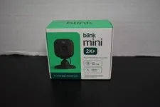BLINK MINI 2K+ PLUG IN INDOOR/OUTDOOR CAMERA BLACK NEW