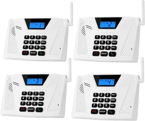 Intercoms Wireless for Home, Hands-Free Full Duplex Intercom 5300Ft | Real-Time