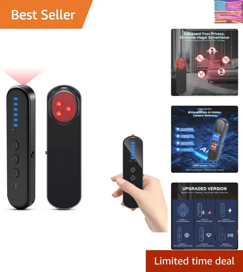 Anti-Spy Hidden Camera Detector with 99% Accuracy,Find GPS Trackers &Listenin...