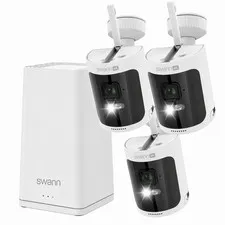 Swann AllSecure650 4K Wireless Security Kit& 3 WireFree IP Digital Still Cameras