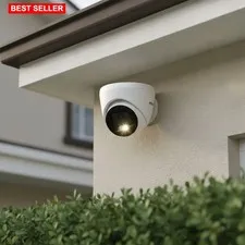 Security Camera 5MP PoE Weatherproof Night Vision Alarm Two-Way Audio
