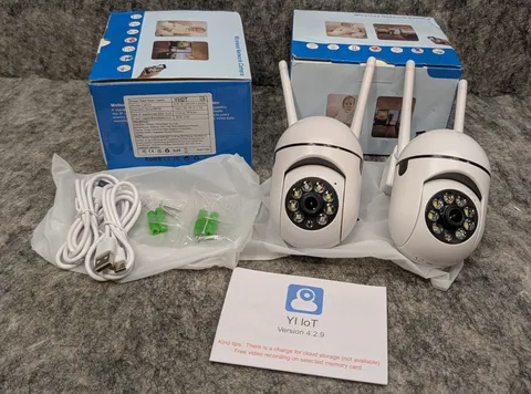 4 x Smart Wi-Fi Camera Model: YIIOT CB201 🔥New🔥