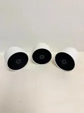 Google Nest Cam 3 Pack Security Camera, White (G3AL9). FOR PARTS, READ