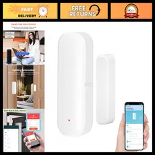 Wireless Smart Door & Window Sensor - App Alerts, No Hub, Alexa & Google Compati