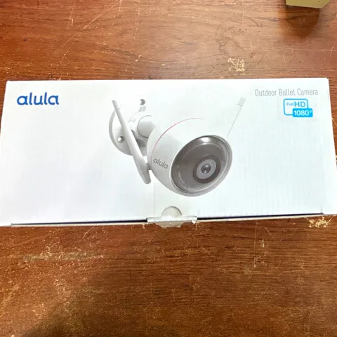 Alula RE701 1080p Wi-Fi IP Outdoor Bullet Camera Night Vision 2-Way Siren White