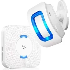 Wireless Motion Sensor Alarm & Doorbell, 58 Chimes, 5 Volumes, LED Flash