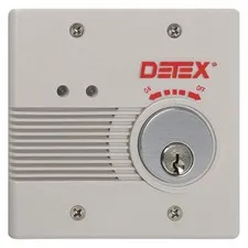 Detex EAX2500S AC/DC External Powered Wall Mount Exit Alarm,