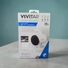 Vivitar Outdoor Wi-Fi Security Camera Alexa Google Smart Home 1080p New