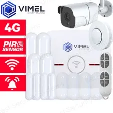 4G Alarm Home Security Camera System | DIY Kit - Smart Wireless Burglar WIFI