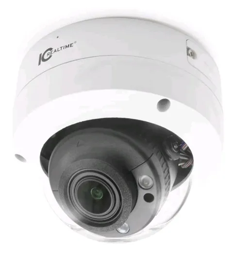 IC Realtime IPFX-D40V-IRW3 4MP IP Indoor/Outdoor Vandal Dome Network Camera -New