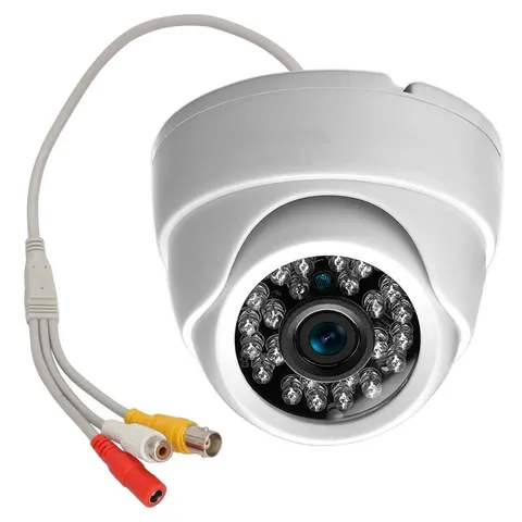 Vanxse® CCTV 24ir LEDs 1/3 CCD 800tvl Indoor Dome Audio 1 Count (Pack of 1)
