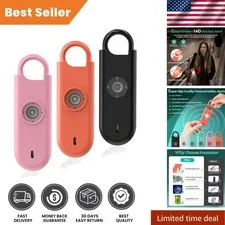 Stylish 3 Pack 140dB Personal Safety Alarm for Women - Effortless Self-Defense