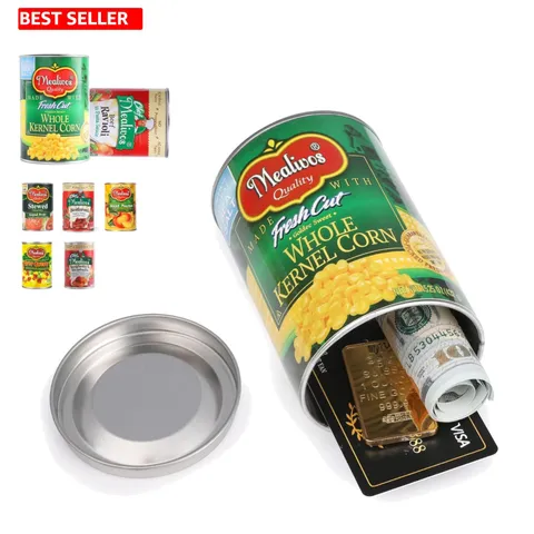 Realistic Fake Can Diversion Safe - Portable Hidden Compartment for Valuables