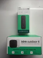 Blink Outdoor 4 + Battery Doorbell Security Camera CCTV New !!!