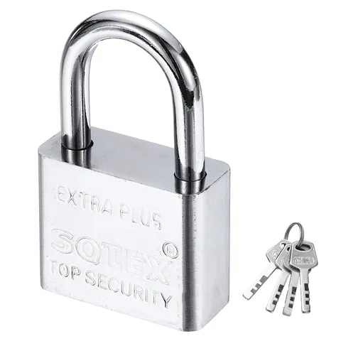 62 x 40 mm Heavy Duty Lock Alloy Steel High Security Padlocks with 3 Keys