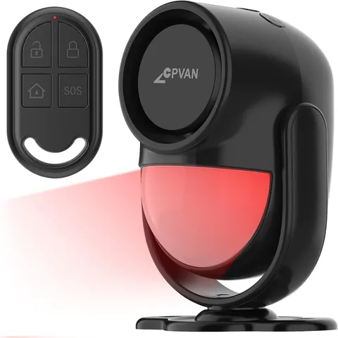 125dB Motion Sensor Alarm, Wireless Indoor Motion Detector with 328ft Remote,...