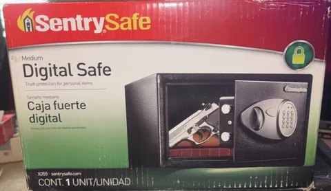 SentrySafe X055 Medium Digital Safe w/ Digital Lock, Black, MPN X055 2018