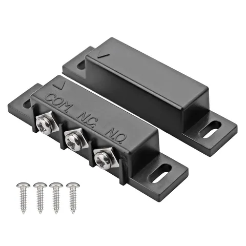2 Sets MC-31B Magnetic Reed Switch Wired Surface Mount Normally Open Closed N...