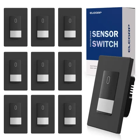 ELEGRP Occupancy Motion Sensor Light Switch, PIR Infrared Motion Activated Wa...