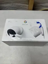 Google Nest Security Indoor Outdoor Cameras G3AL9 (Snow) 2-Pack - NEW SEALED