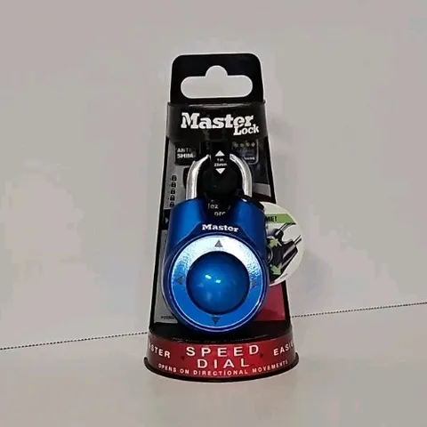 Master Lock 1500ID Speed Dial Combination Lock Blue