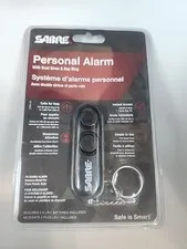 Sabre PA-01 Black 120 DB Personal Safety Alarm Siren W/ Key Ring