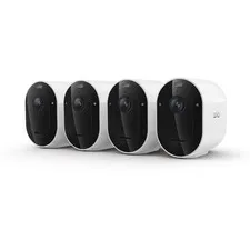 Arlo Pro Security Camera 2K HDR (6th Gen, 2025 Release) - 4 Cameras, White
