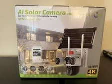 Ai Solar Camera SPM-T Series 4K Ultra HD 4G Wi-Fi Solar Outdoor IP Camera
