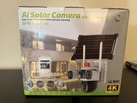 Ai Solar Camera SPM-T Series 4K Ultra HD 4G Wi-Fi Solar Outdoor IP Camera