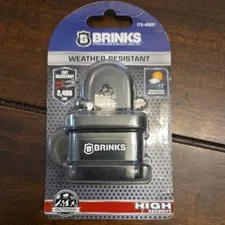 Brinks 40 mm Laminated Steel Weather Resistant 172-40051 Padlock  