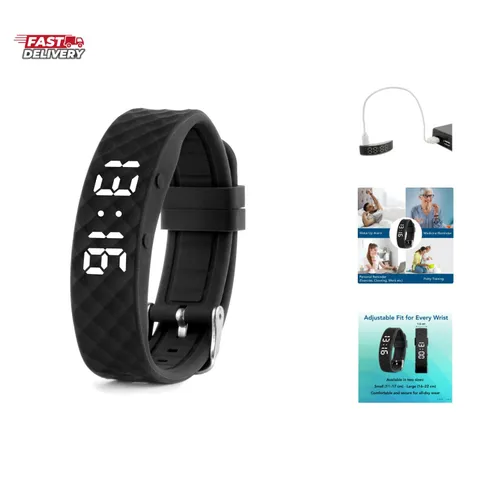 Vibrating Alarm Reminder Watch - with up to 10 Personal Alarms or Pill Remind...