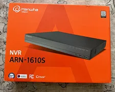 Hanwha Vision ARN-1610S 16-Channel NVR PoE 4K UHD H.265 ONVIF NDAA