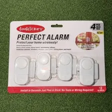 Perfect Security Alarm for Home Doors & Windows 4 pcs -90 dB- Item Brand NEW