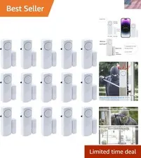 15 Pack 90DB Door Window Alarm for Ultimate Home Safety and Peace of Mind