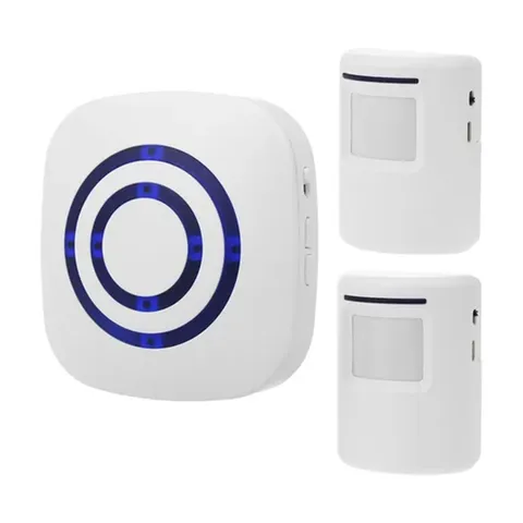 Smart Motion Sensor Alarm Wireless Doorbell Plug-in Door Bell Home Security QSSE